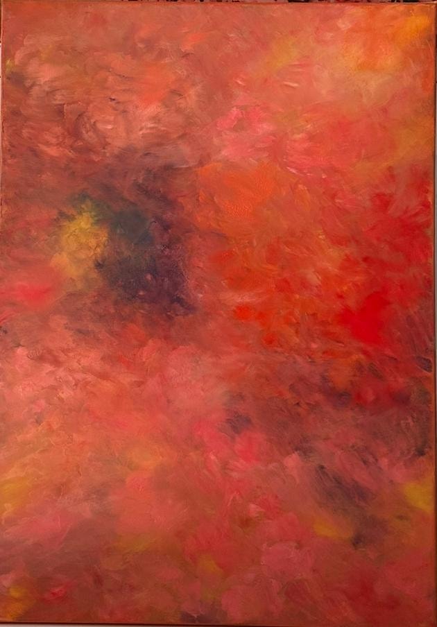 “Parfum d'été 5”, painting by Martine Rachel Ovadia