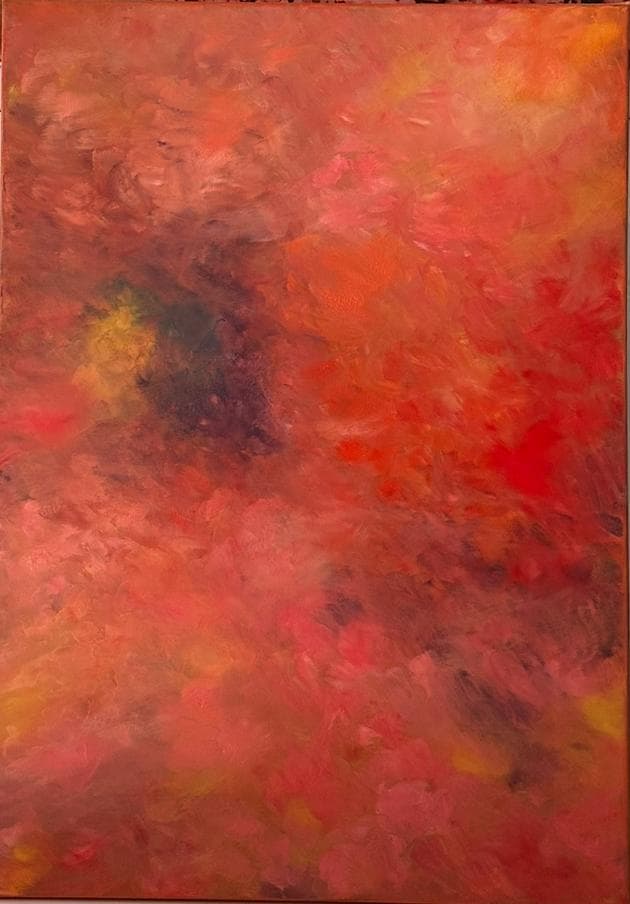 “Parfum d'été 5”, painting by Martine Rachel Ovadia
