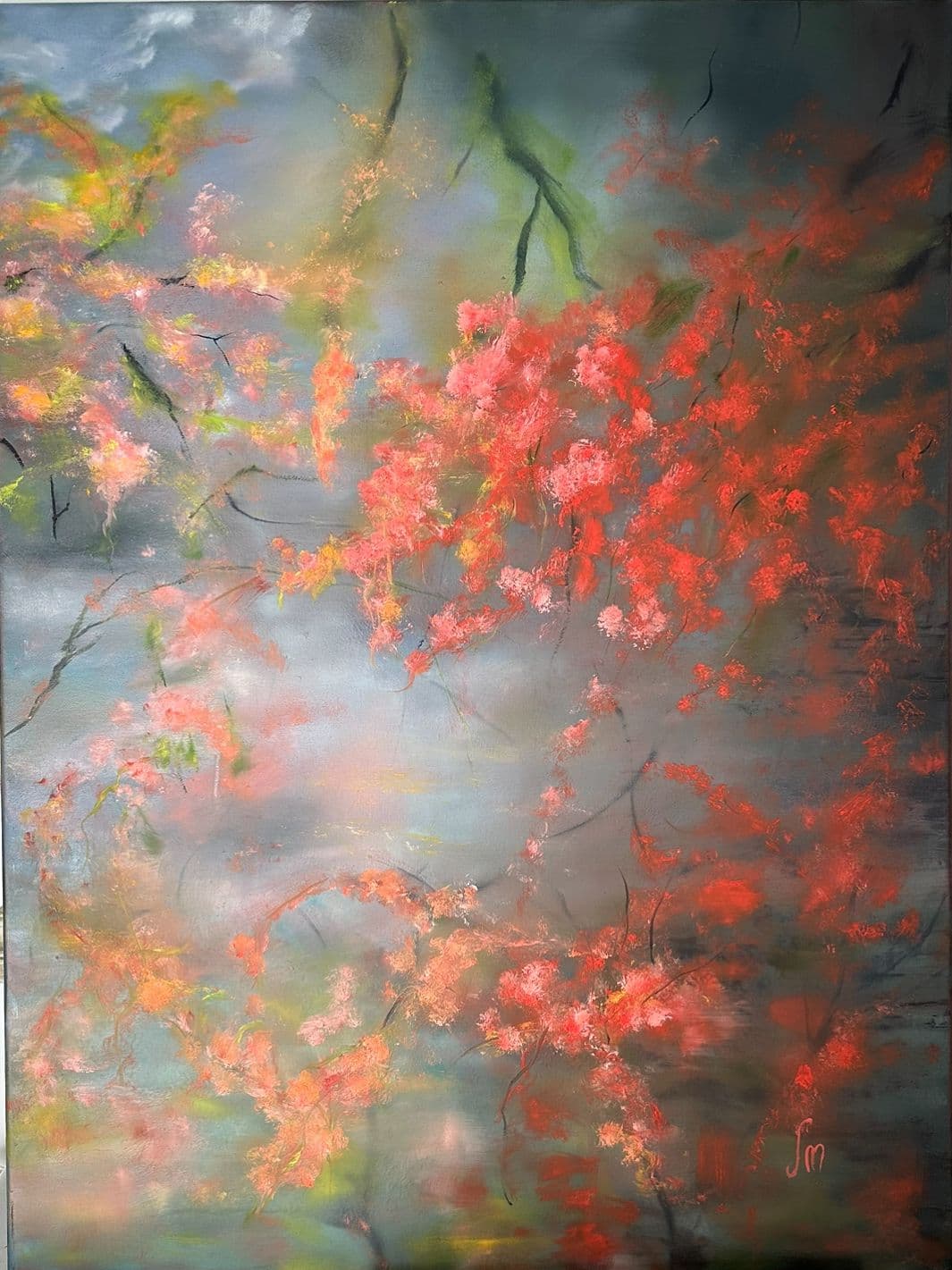 “Parfum d’été”, painting by Martine Rachel Ovadia