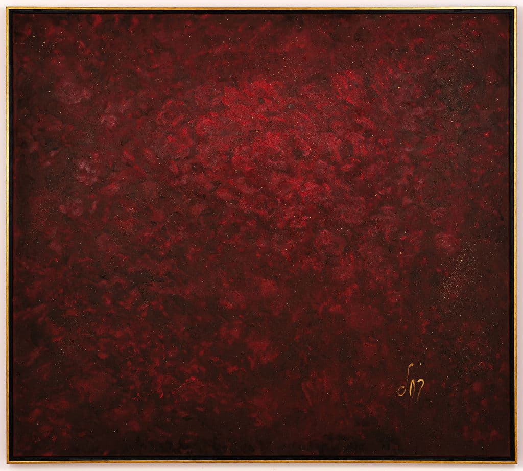 “Velvet Roses”, painting by Martine Rachel Ovadia